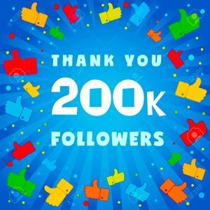 Thanks for helping me reach this milestone of 200K followers! Happy Poshing!
